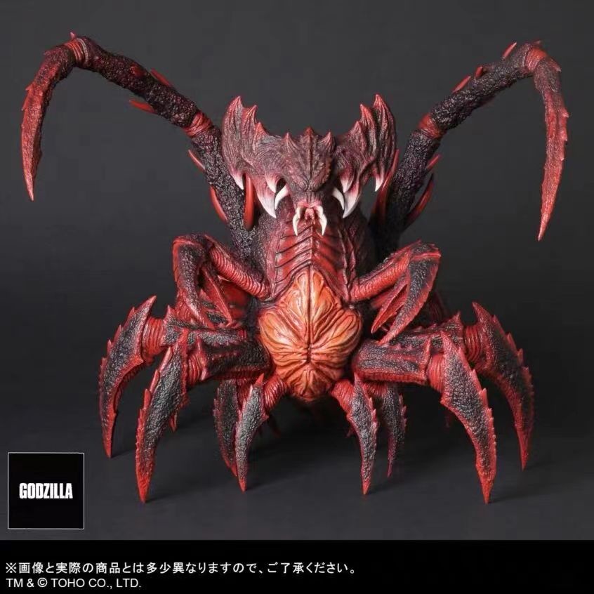 Super Fit Demon Destoroyah ของเล่นยางนุ่มขนาดใหญ่ Godzilla Monster Full Body 13 ข้อต่อที่สามารถเคลื่อนย้าย
