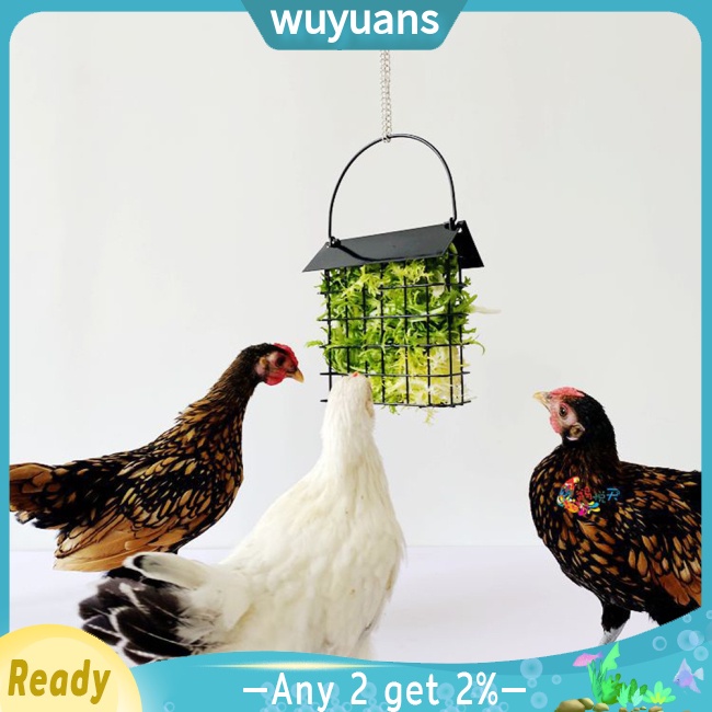 Wuyuans ตะกร้าให้อาหารไก่ ผัก ผลไม้ ของเล่นสําหรับเด็ก