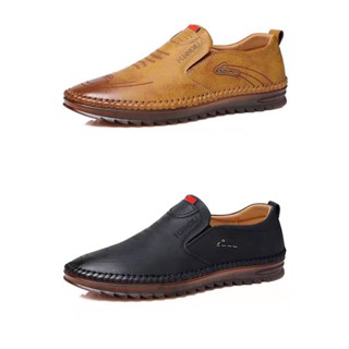 รองเท้าหนังนิ่ม ลําลอง แฟชั่นสําหรับผู้ชาย