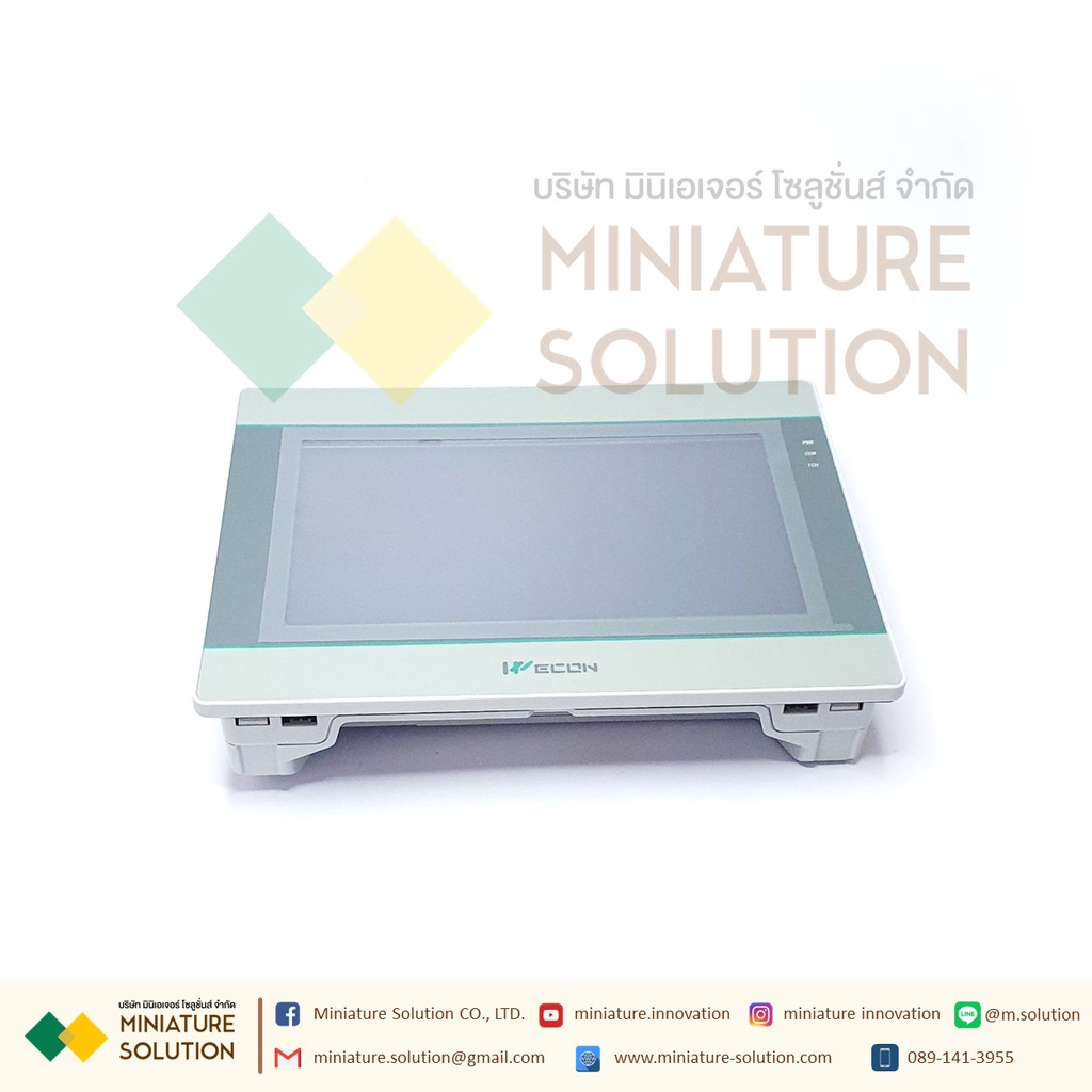 Wecon PI3070ig-C HMI จอ HMI IOT หน้าจอแสดงผล ขนาด 7 นิ้ว SUPPORT IIoT Vnet PI3070ig-C (WIFI)