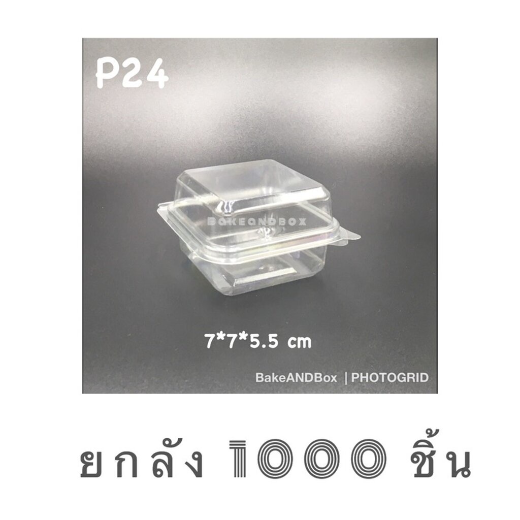 SP-P24C กล่อง P24 ยกลัง (เทียบเท่า FF-24/E-24 ) 1000 ชิ้น ฝาล็อก