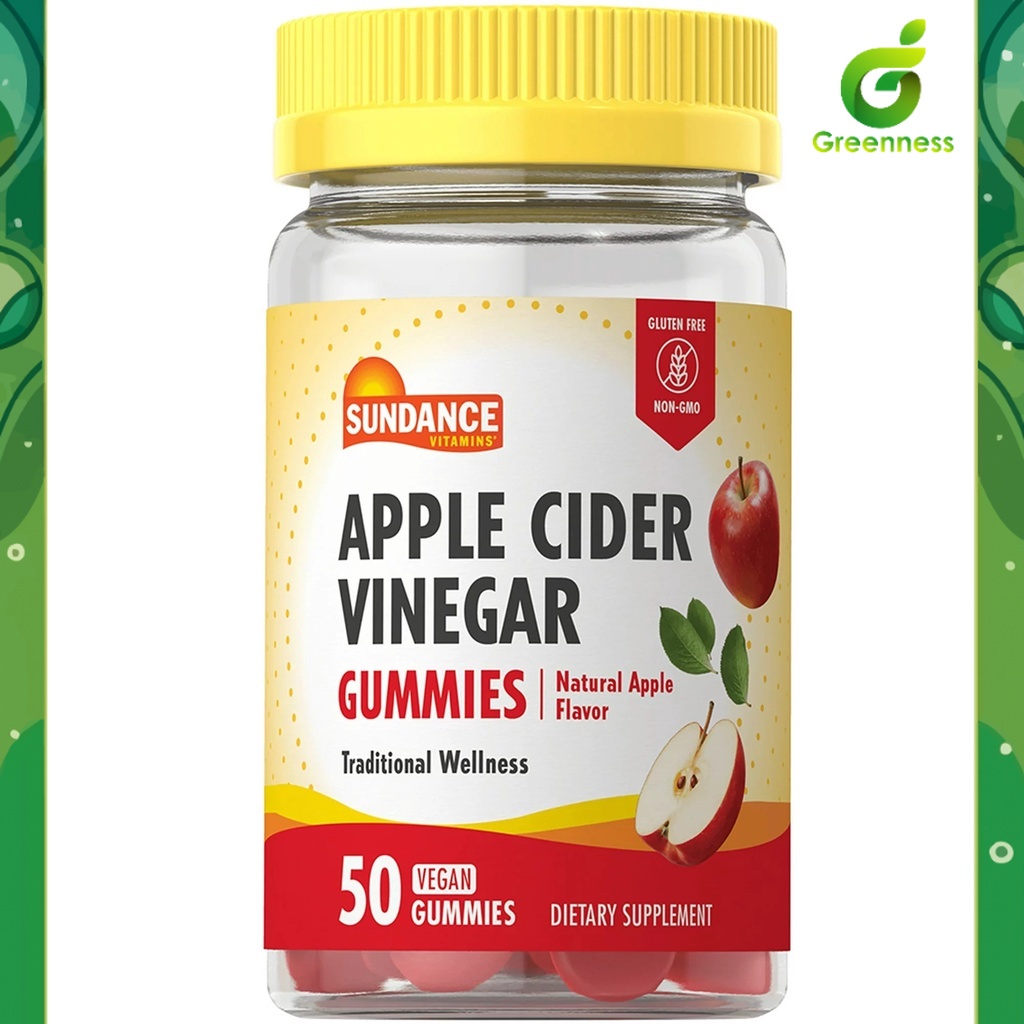 Exp.02/2024‼️ Apple Cider Vinegar 400 mg. Gummies (50กัมมี่) กัมมี่แอปเปิ้ลไซเดอร์ 🍎