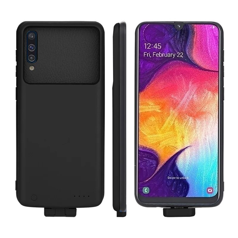Battery Case For Samsung Galaxy A50 A50S Battery Charger Case For Samsung A30S shockproof Extended Slim power bank Case