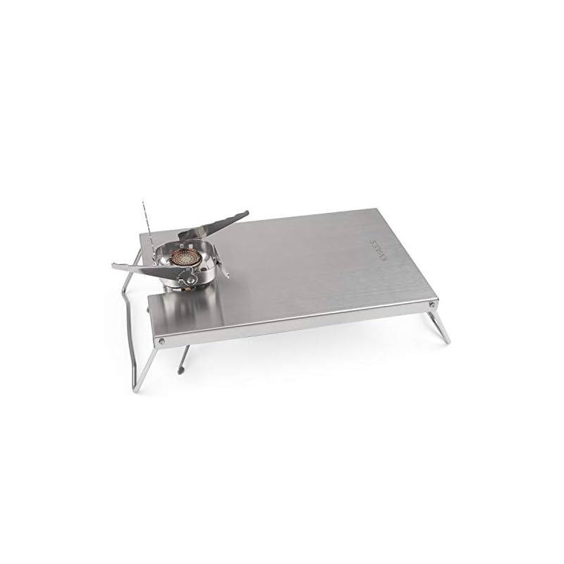 KVASS Iwatani Junior Compact Burner CB-JCB Exclusive Heat Shield Table Stainless Steel