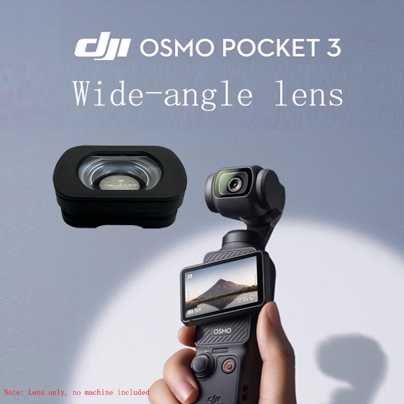 สำหรับ DJI OSMO POCKET 3 เลนส์มุมกว้าง, ตัวกรองเสริม, อุปกรณ์เสริมเลนส์มุมมองภายนอก