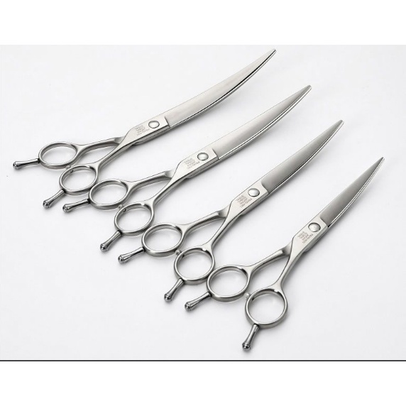 Fenice กรรไกรตัดขนสัตว์เลี้ยง ทรงโค้ง ขนาดใหญ่ 35 องศา 6 6.5 7 7.5 นิ้ว C2S3 - รูปที่ 5