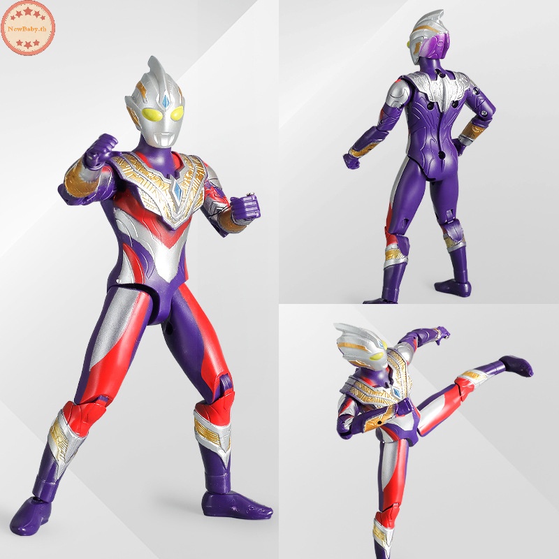 Newbaby โมเดลฟิกเกอร์ อุลตร้าแมน Shf Compound Tiga Truth Liga G Heisei Three Heroes ของเล่น สําหรับเก็บสะสม ของขวัญ TH