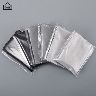 COD❤️1บาทผ้าแว่นตาสีดำเรียบผ้าเช็ดเลนส์สําหรับทําความสะอาดเล…