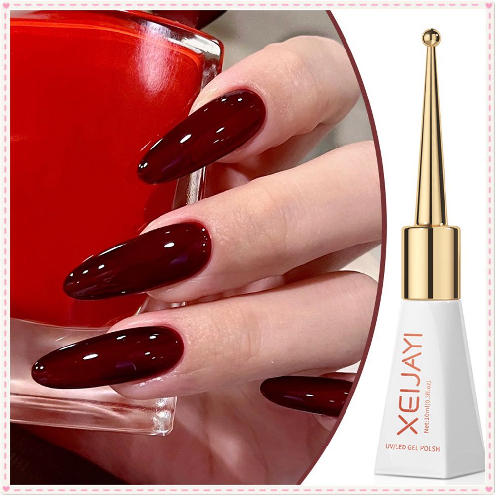 Xeijayi 28 สีเล็บเจลสีนู้ดน้ำแข็งโปร่งใส No-wash Phototherapy กาวฤดูใบไม้ร่วงฤดูหนาวเล็บสำหรับเล็บ Shop 10ml JOYFEEL