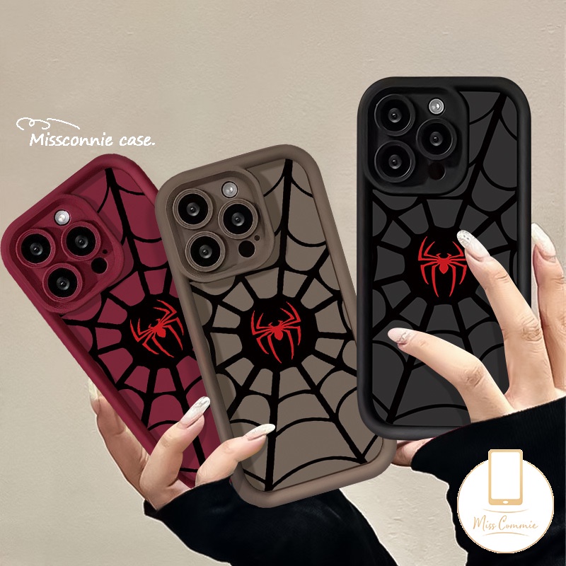 เคสโทรศัพท์มือถือ ลายแมงมุม สําหรับ OPPO A17 A16 A58 A38 A57 A78 A31 A1k A76 A16K A55 A5 A74 A17K A16s A52 A53 A12 A96 A95 A15 A5s A54 A18 A7 A77 A98 A9 Reno 10 6 5 8T 5Fเคสฉลาก สําหรับผู้ชาย