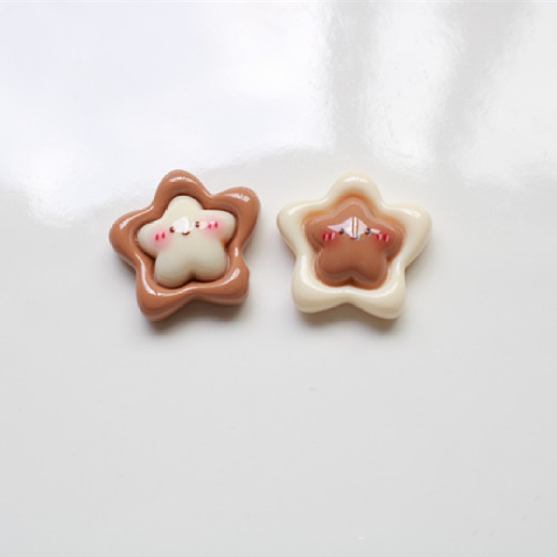 10 ชิ้น พื้นผิว สดใส ชานม หมี กระต่าย เรซิน ด้านหลังแบน Diy เคสโทรศัพท์ รองเท้า หัวเข็มขัด วัสดุตกแต่ง