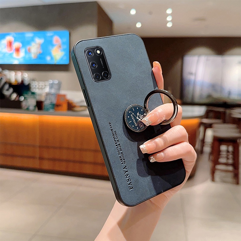 เคส Realme7 5 Realme 8 Pro Realme 8 5G Realme 9i Realme 9 Pro Plus Realme5i RealmeC3 Realme5 6i Realme6 Pro Realme XT เคสโทรศัพท์มือถือหนัง พร้อมแหวนขาตั้ง สําหรับ ZJYBP