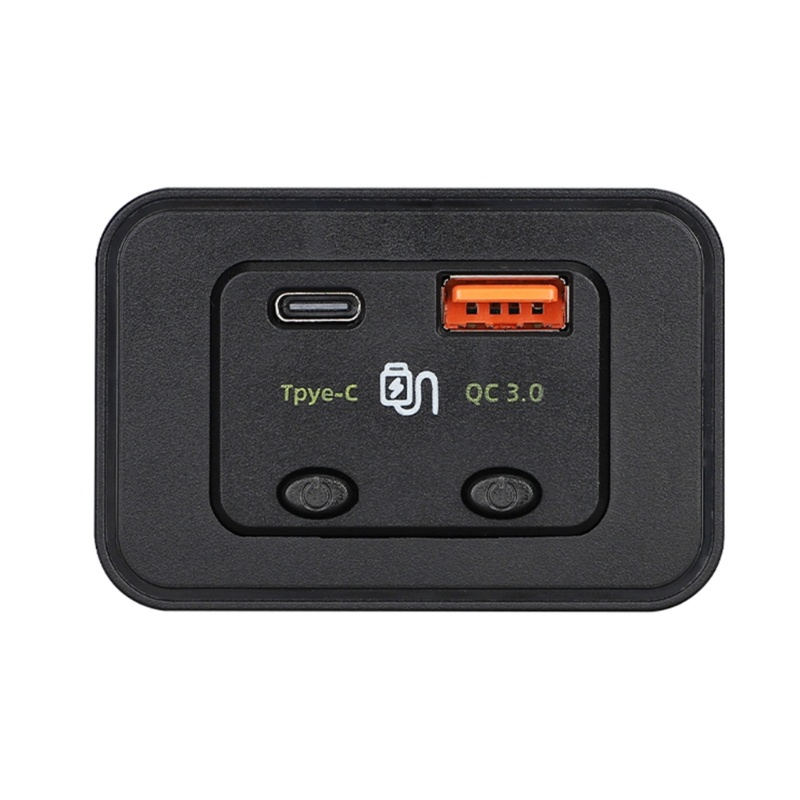 Fnau Quick Charge USB Type C ที่ชาร์จแบตในรถพร้อมความสามารถในการชาร์จอย่างรวดเร็ว QC3 0 ชาร์จ