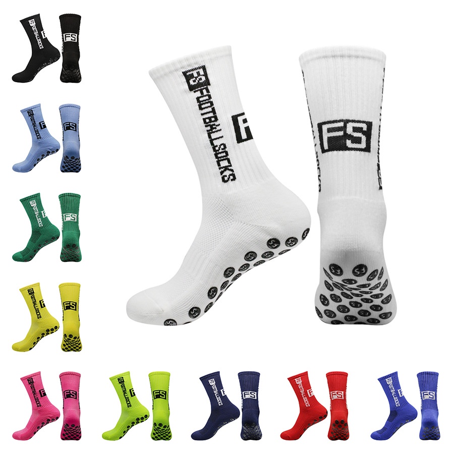 ANTI -SLIP FOOT SOCKS MEN กีฬาผู้หญิงมักใช้กับการฝึกอบรมฟุตบอลและเกม