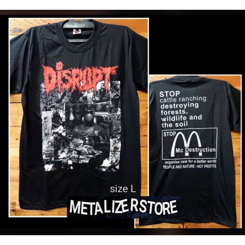 ขายดี เสื้อยืด ลายวงดนตรี Metal ROCK MC DESTRUCTION ของแท้