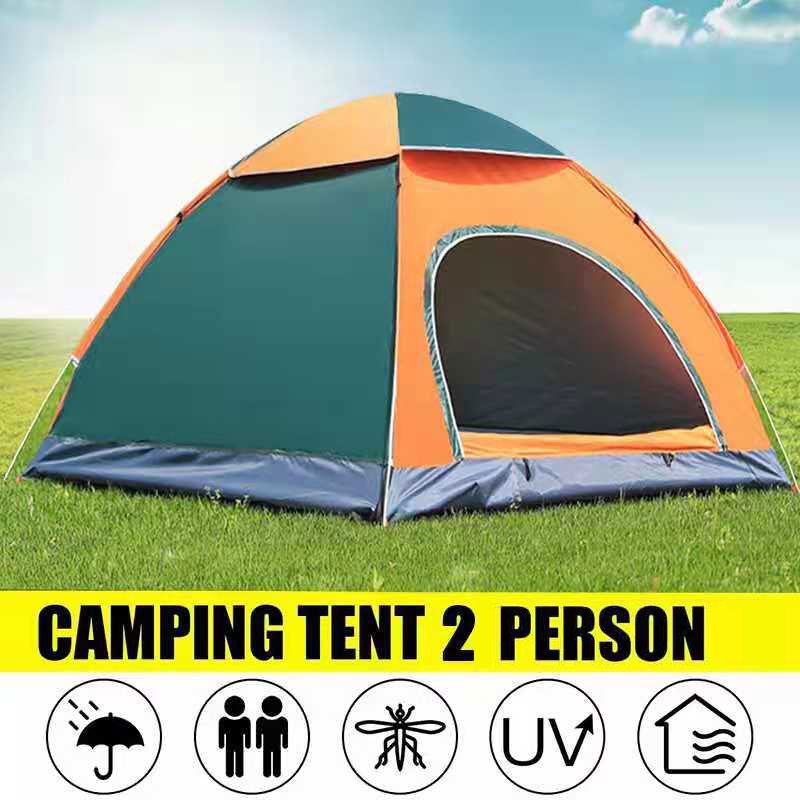 2 Person Pop Up Instant Tent Waterproof Tent Lightweight Camping Breathable for Camping Climbing