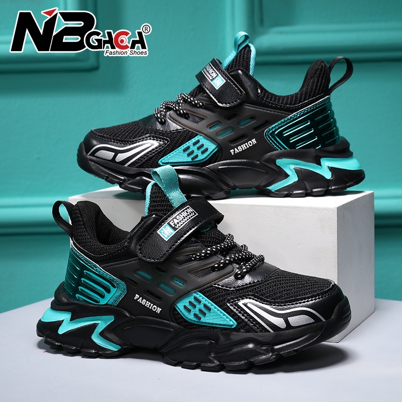 Cod รองเท้าผ้าใบลําลอง หนัง กันลื่น ใส่สบาย สําหรับเด็กผู้ชาย อายุ 5-15 ปี เหมาะกับการวิ่ง เล่นกีฬา เทนนิส กลางแจ้ง