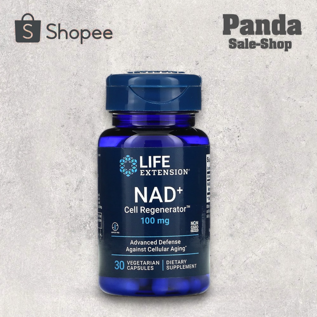 Life Extension, NAD+ Cell Regenerator, NIAGEN Nicotinamide Riboside, 100 mg, 30 Vegetarian Capsules