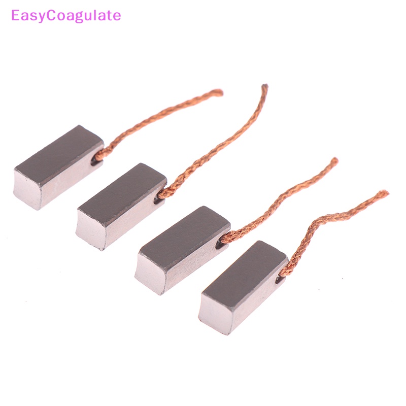 Eas แปรงคาร์บอน ขนาด 8*8*20 มม. สําหรับเครื่องเป่าลมร้อนรถยนต์ 10 ชิ้น