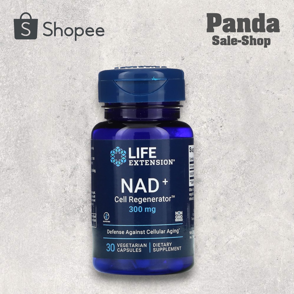 Life Extension, NAD+ Cell Regenerator, NIAGEN Nicotinamide Riboside, 300 mg, 30 Vegetarian Capsules
