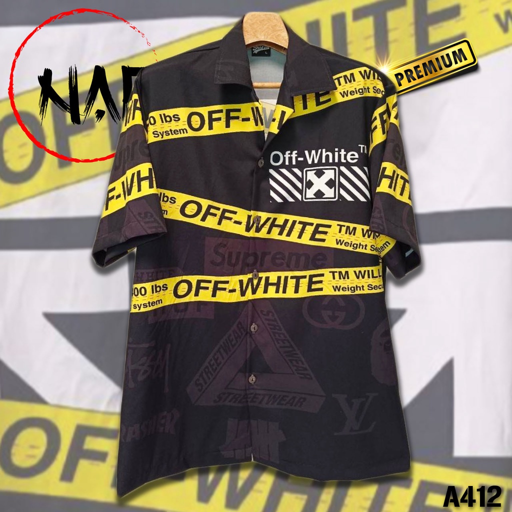 เสื้อยืด ผ้าเรยอน สไตล์ฮาวาย สตรีท A412