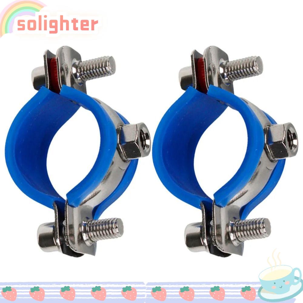 Solighter แคลมป์หนีบท่อ ทรงกลม สกรูขยายท่อ PPR PVC 20 25 32 40 50 63 มม. 1 ชิ้น