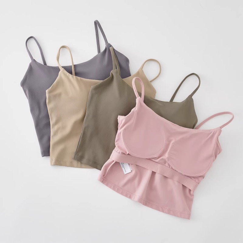 【YOGATRUTH】สปอร์ตบรา สายสปาเก็ตตี้สั้น เป็นมิตรกับผิวหนัง สําหรับผู้หญิง ใส่เต้นรํา เล่นโยคะ