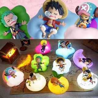 โคมไฟตั้งโต๊ะ รูปตุ๊กตา One Piece Sweet Dreams Series Luffy Zoro Sweet Dream