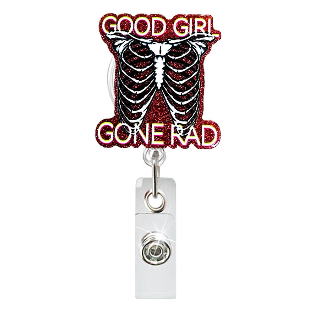 คลิปหนีบป้ายชื่อ อะคริลิค รูปสัตว์น่ารัก หมุนได้ 360 องศา สําหรับหมอ พยาบาล - รูปที่ 5