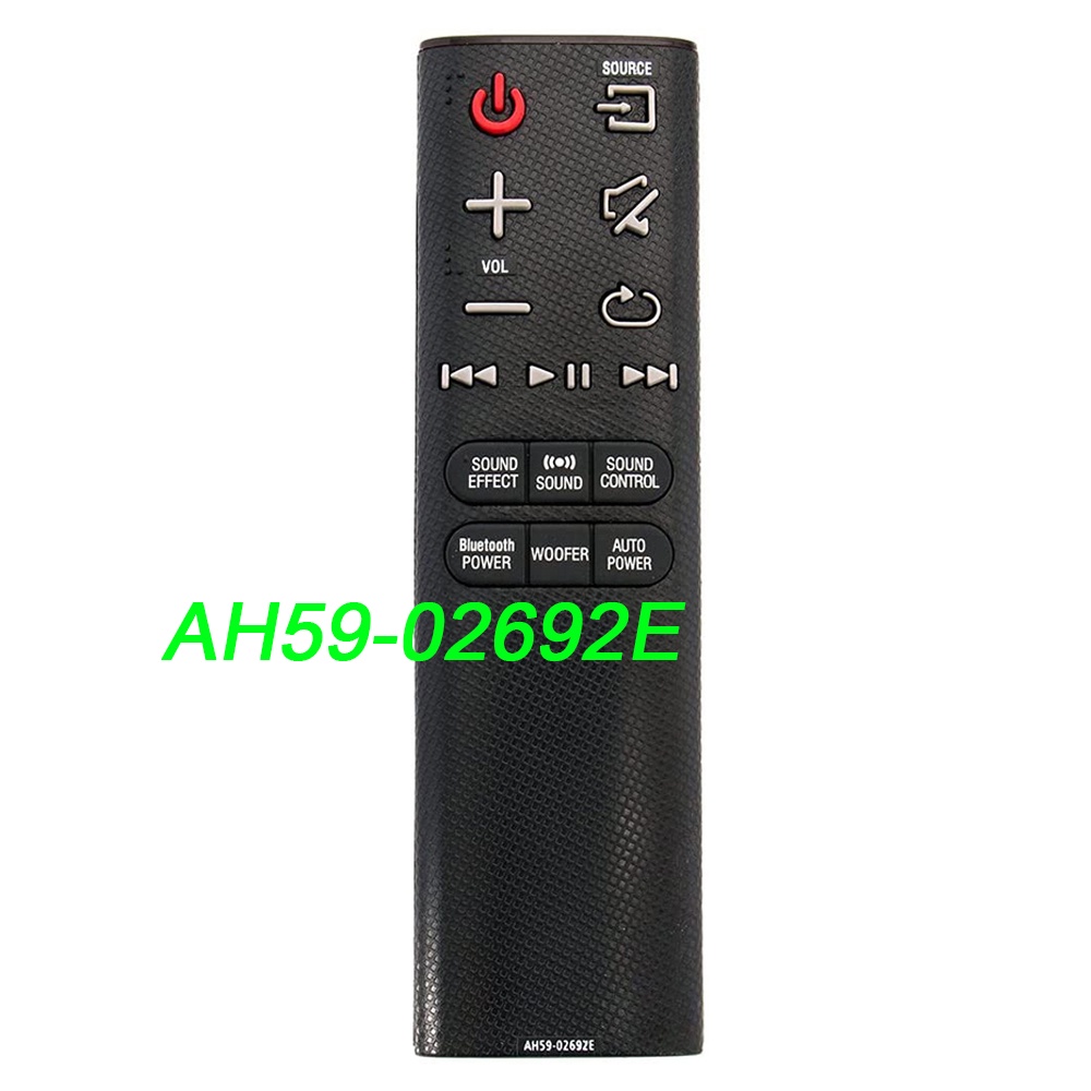 AH59-92692E รีโมทคอนโทรลสําหรับ Samsung Audio Soundbar ระบบ AH59 02692E PS-WJ6000 HW-J355 HW-J355/Za