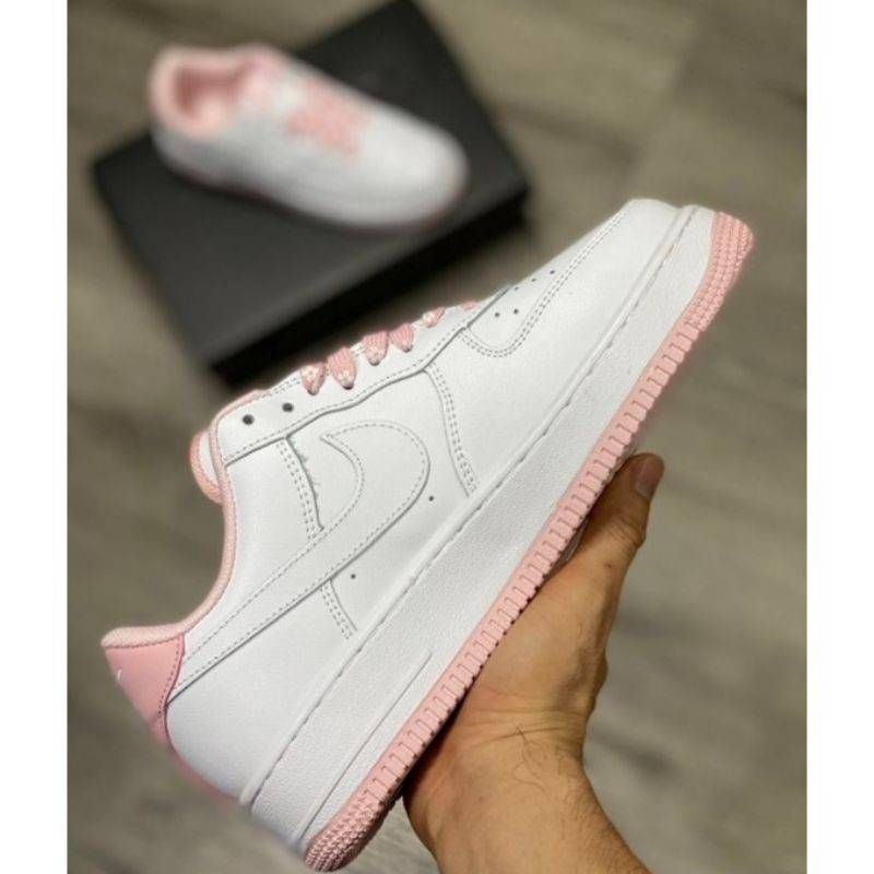 Nike Air Force 1 White Pink ส่งฟรี รองเท้า Hot sales