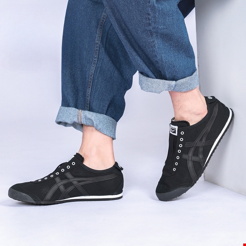 ใหม่ Onitsuka Tiger รองเท้า MEXICO 66 ผ้าใบผู้ชายและผู้หญิงกีฬา Soft Sole Running Onitsuka Tiger รอง