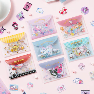 สติกเกอร์ Sanrio Kuromi Bronzing ขนาดเล็ก สําหรับตกแต่งกระเป๋า 40 ชิ้น