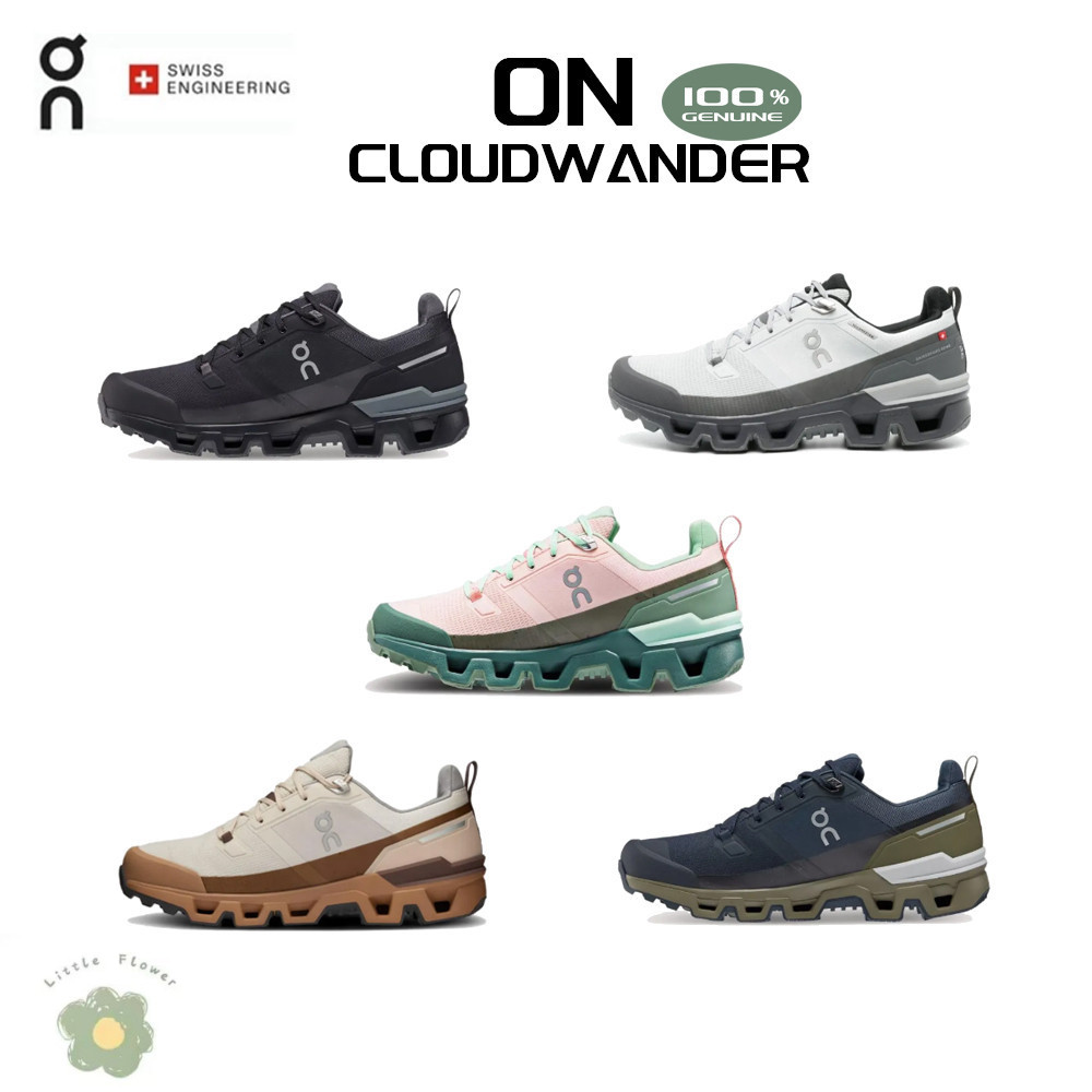 รับประกันของแท้ 100% ~pre-order รอสินค้า On Cloudwander Waterproof 73.98606/73.98279 รองเท้าผ้าใบ วิ่ง ออกกำลังกาย