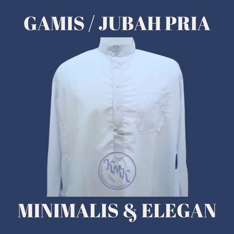 ผู้ชาย GAMIS / WHITE ROBE / ARABIC GAMIS ROBE - COOL MATERIAL