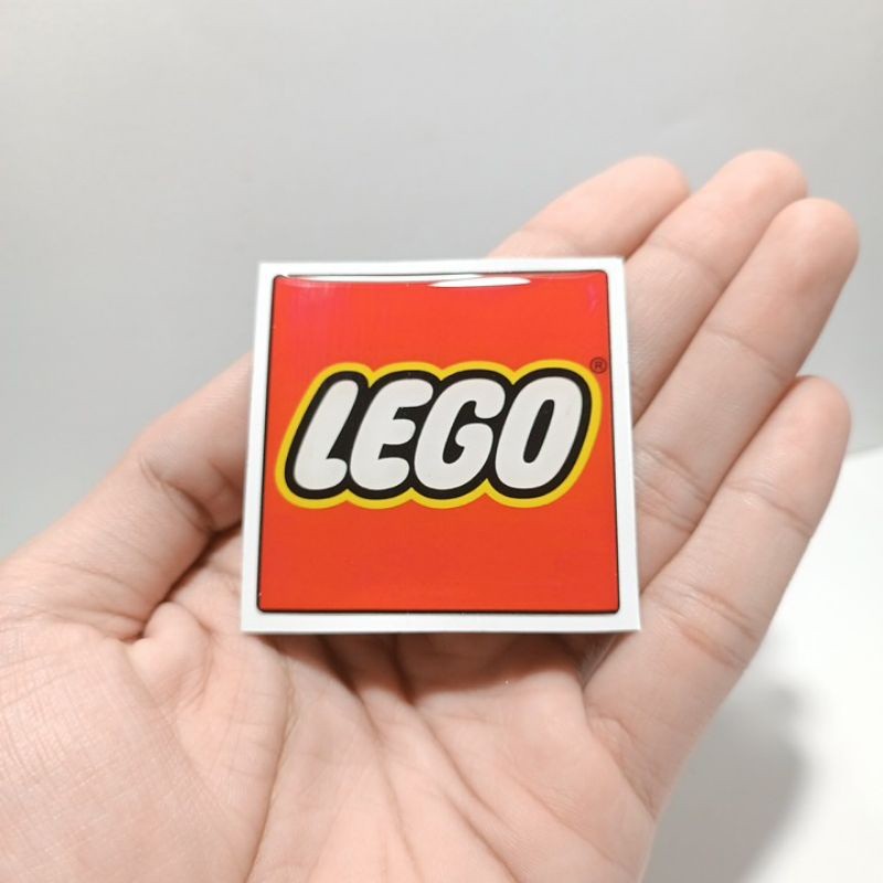 สติ๊กเกอร์ LEGO Emblem เรซิ่นนูน ยืดหยุ่น