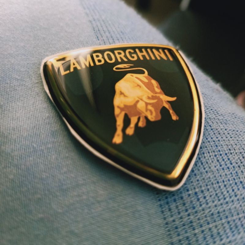 L4MB0 สติ๊กเกอร์ติดมอเตอร์ไซค์ลายนูน 4 ซม. และ 2 ซม.