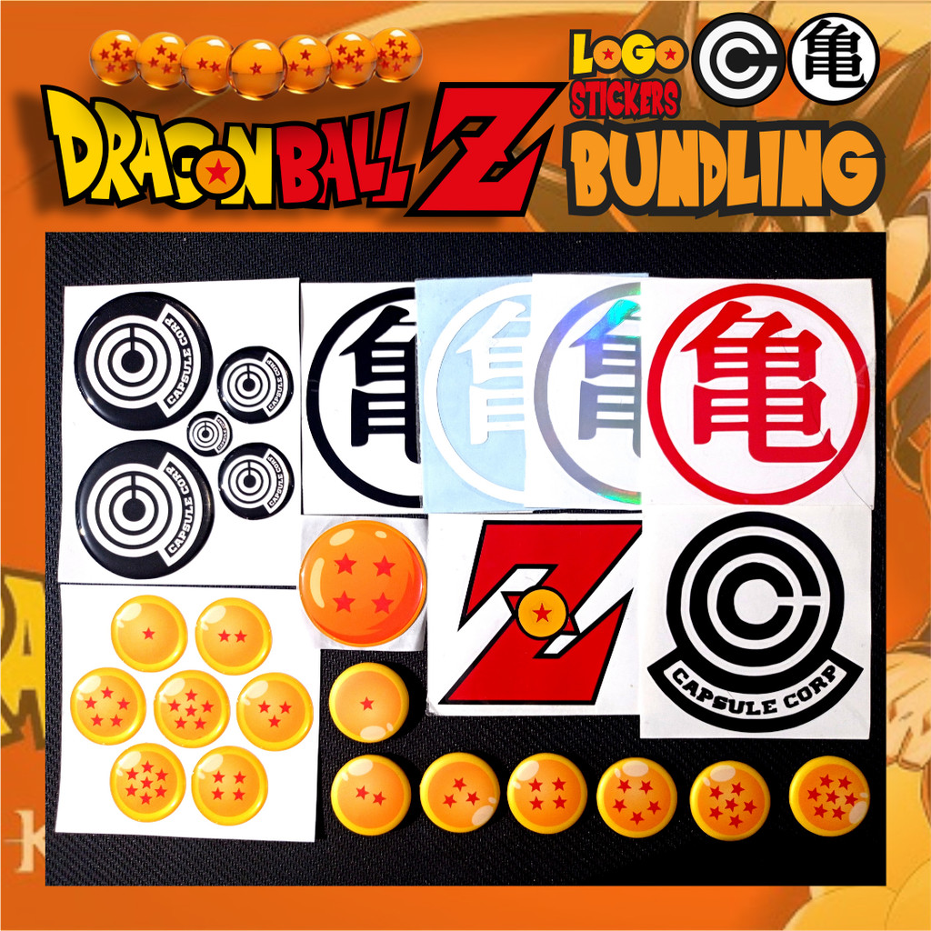 ชุดสติ๊กเกอร์ BUNDLING LOGO DRAGON BALL