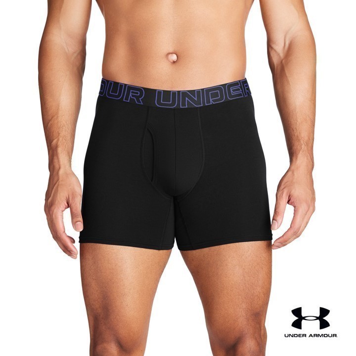 Under Armour Men's UA Performance Cotton 6" 3-Pack Boxerjock®