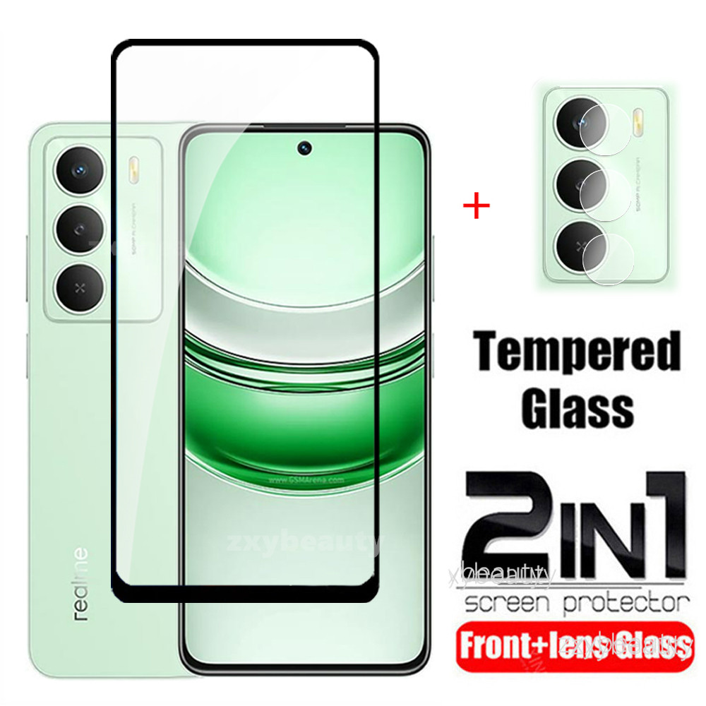 สําหรับRealme 14X C71 C73 5G 2025 ป้องกันหน้าจอคลุมทั้งหมดกระจกนิรภัยสําหรับRealme14X RealmeC71 Real