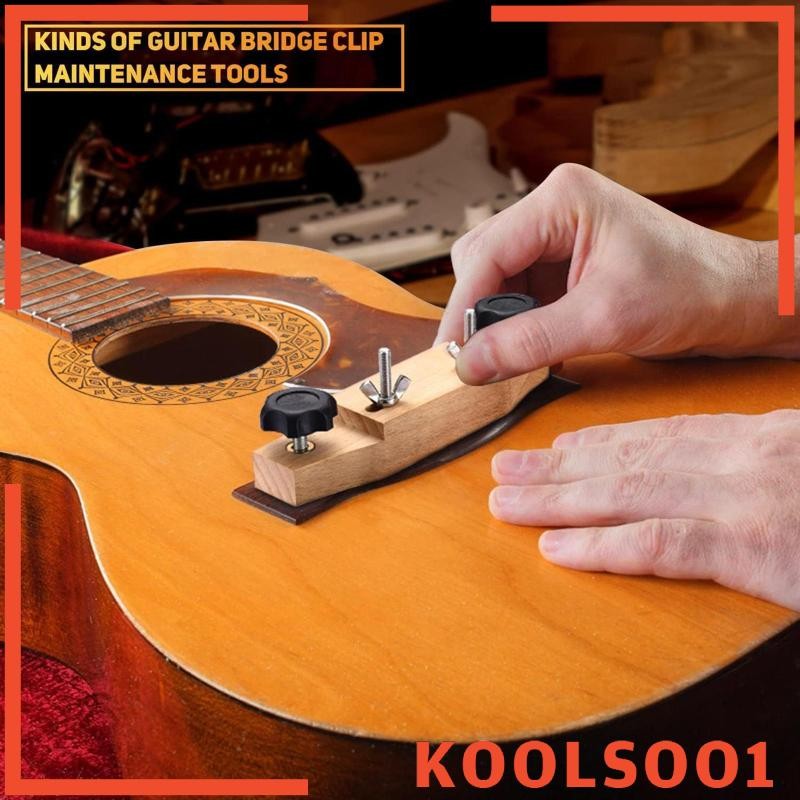 [Koolsoo1] Acoustic Guitar Bridge Clamp น้ําหนักเบา DIY ซ่อมบํารุงรักษาเครื่องมือ Luthier เครื่องมือสําหรับกีตาร์ชิ้นส่วนเครื่องดนตรี