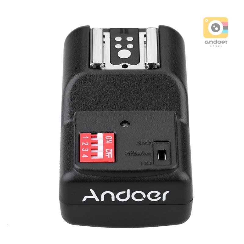Andoer 16 ช่องวิทยุระยะไกลไร้สาย Speedlite Flash Trigger Universal