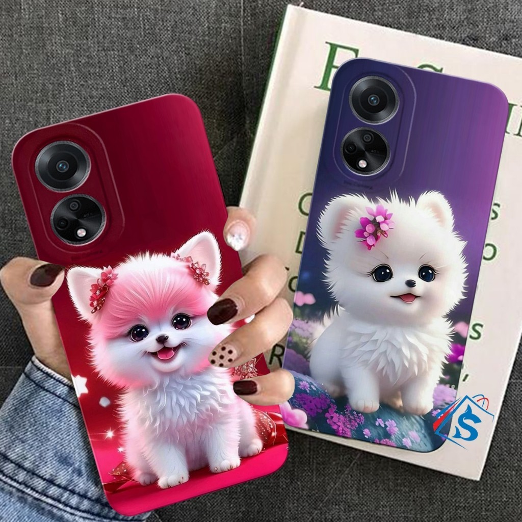 HP Softcase OPPO A18 A38 A17 A17K A58 4G/A58 5G A78 4G/A78 5G A79 5G A98 A16K A16E Cute Cat Motif An