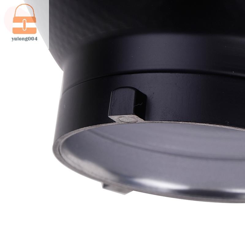 [PE] 7 นิ้วมาตรฐาน Reflector Diffuser โคมไฟ Shade จานสําหรับ Bowens Mount Studio Strobe Flash Light Reflector อลูมิเนียม TH - รูปที่ 4