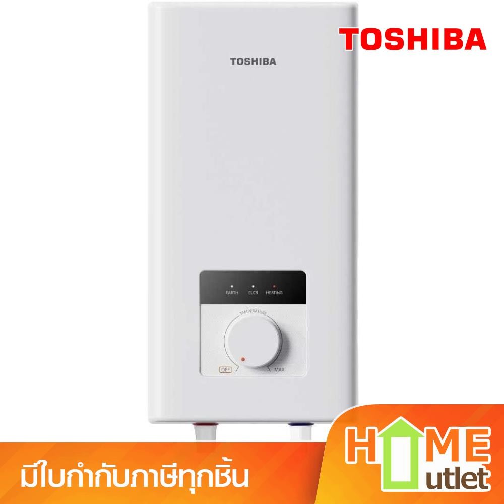 TOSHIBA เครื่องทำน้ำอุ่น 3800W ปรับอุณหภูมิแบบหมุน รุ่น TWH-38MFNTH(W)-WB (22911)