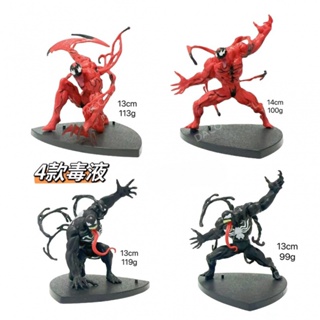 โมเดลตุ๊กตา Marvel Superhero Venom Villain Villain Massacre Red Venom เหมาะกับของขวัญ สําหรับตกแต่งโต๊ะทํางาน สํานักงาน