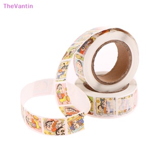 Thevantin สติกเกอร์ซีล ลายชินจัง สําหรับติดตกแต่งผนังรถยนต์ หนังสือ 500 ชิ้น