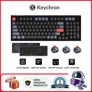 Keychron V5 QMK/VIA Change Key Customized Mechanical Keyboard RGB Hot Plugging Keyboard