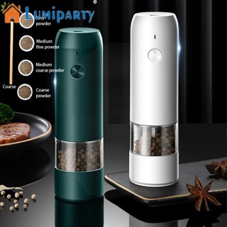 Lumiparty เครื่องบดกาแฟไฟฟ้า พร้อมไฟ Led ปรับได้ 6 ความเร็ว ชาร์จ Usb ประหยัดพลังงาน