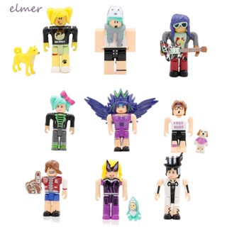 Elmer โมเดลฟิกเกอร์ PVC รูปมนุษย์ Roblox ของเล่นสําหรับเด็ก